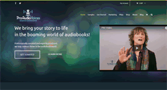 Desktop Screenshot of proaudiovoices.com