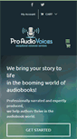 Mobile Screenshot of proaudiovoices.com